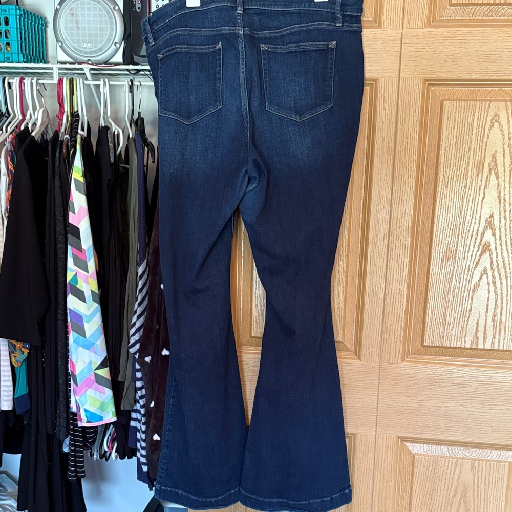 Women's Dark Blue Jeans - Picture 2 of 2